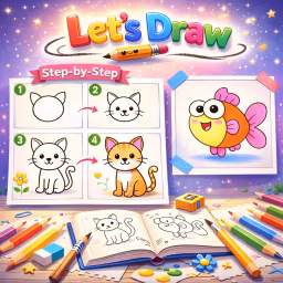 Lets draw poster