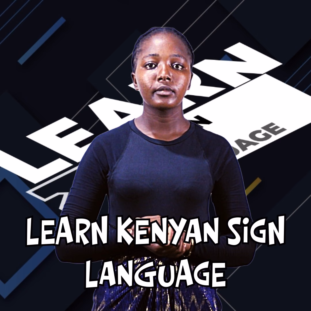 Learn Kenyan Sign Language poster